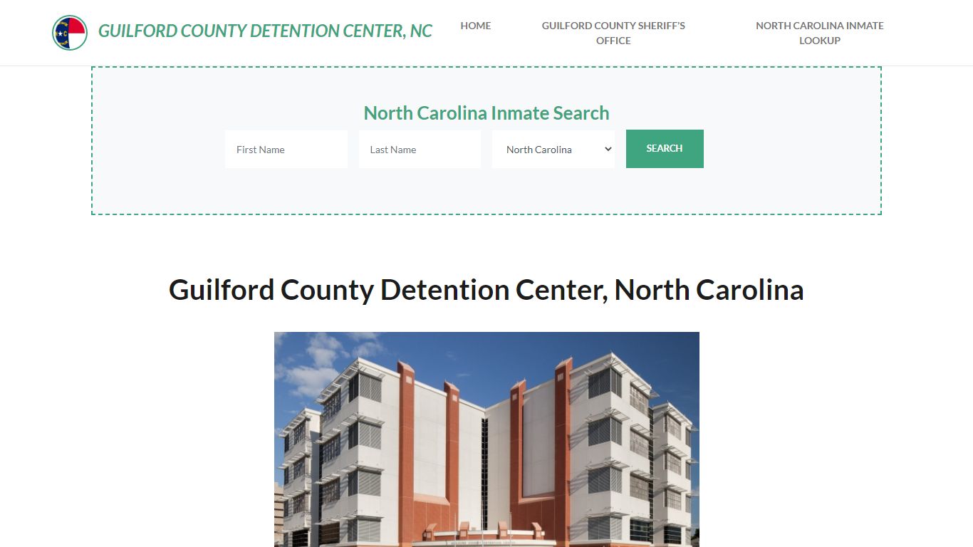 Guilford County Detention Center, NC Inmate Roster, Offender Search